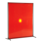 Preview: Stellwand / Schutzwand VIPER 1460 mit Spannvorhang 1800 x 1460 mm Orange